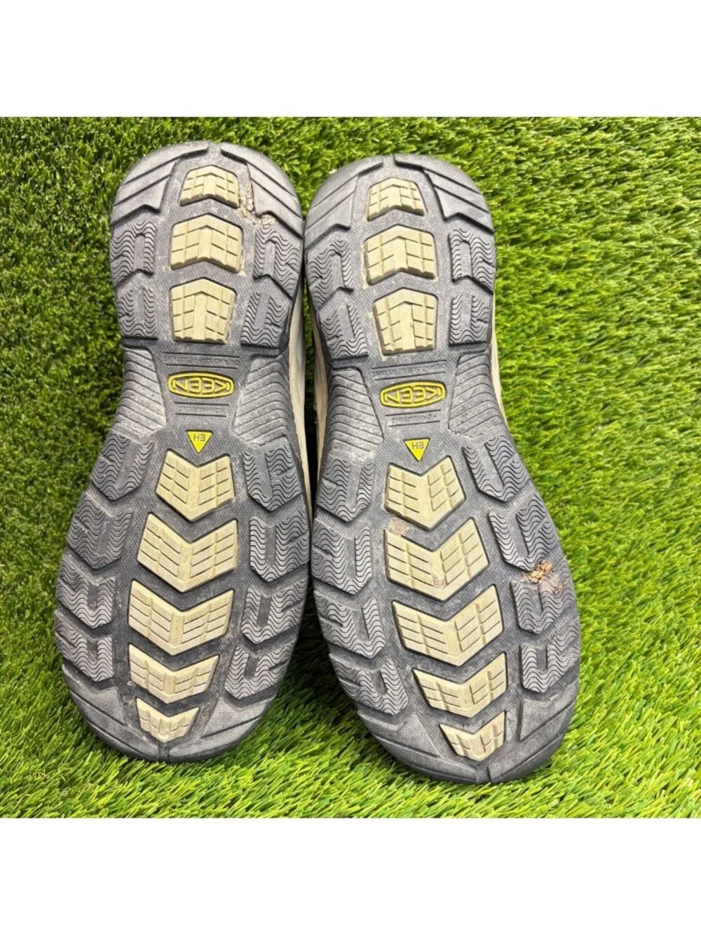 Keen Utility Flint II Mens Size 11.5EE Brown Black Steel Toe Safety Work Shoes